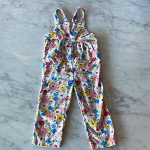 Boden floral overalls